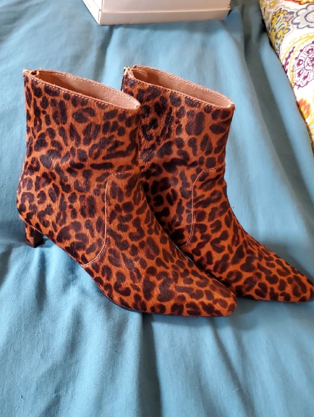Madewell Leopard-Print Ankle Booties